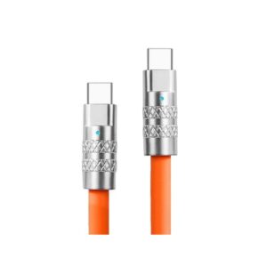 Cabo rotativo 180º TYPE-C - TYPE-C 120W DUDAO  L24AC VERMELHO
