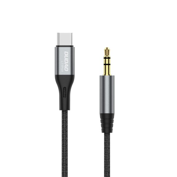 Cabo de dados TYPE-C - Jack 3.5mm DUDAO L11 PRO T PRETO