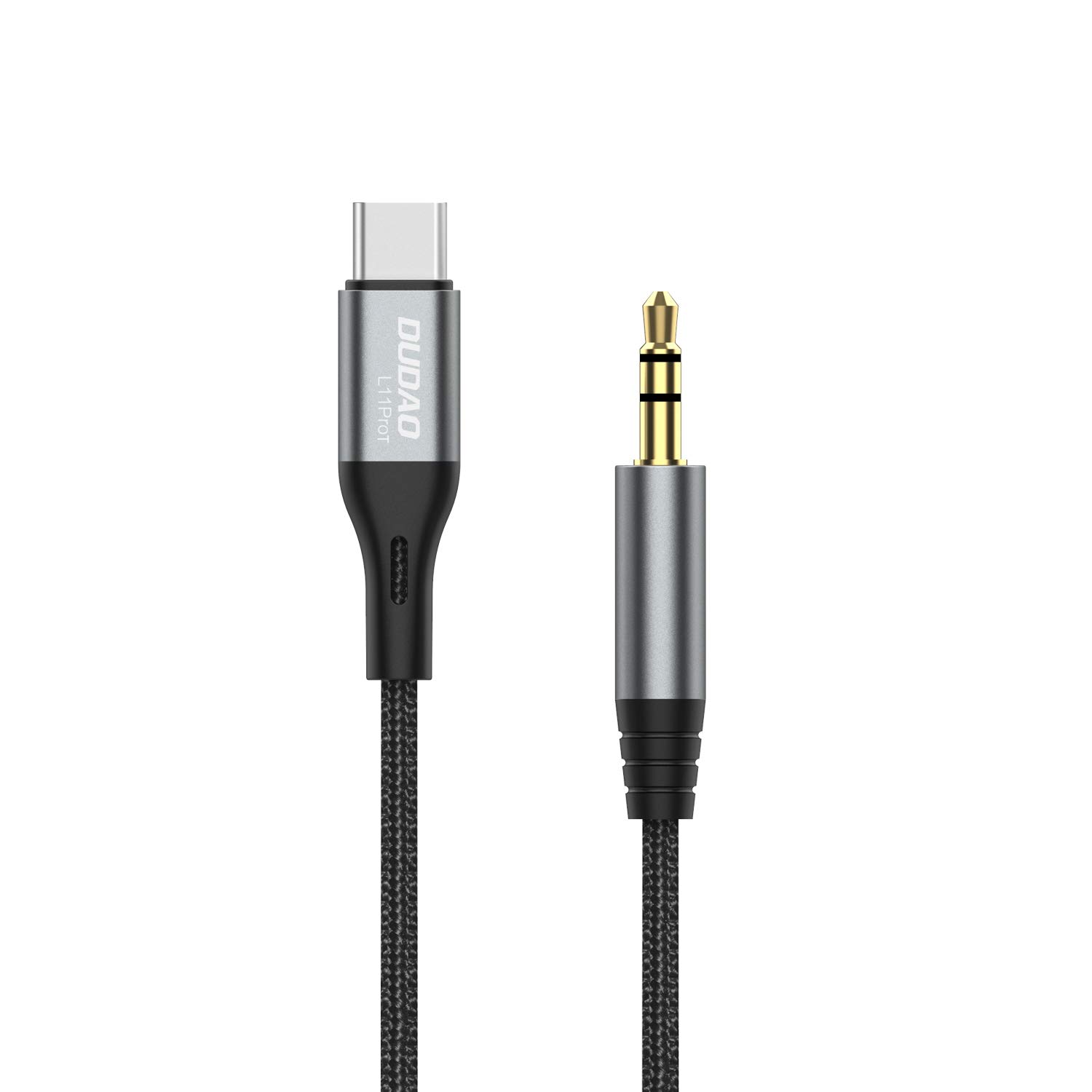 Cabo de dados TYPE-C - Jack 3.5mm DUDAO L11 PRO T PRETO