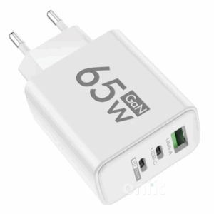 Adaptador Tomada 3 Portas de Carregamento Rápido - 65W
